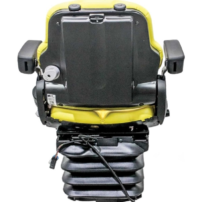 12v Heavy Duty Tractor Excavator Backhoe Loader Seat w/ Air Suspension