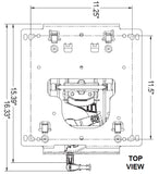 Low Profile Tractor Seat Mechanical Suspension