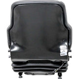 12v Low Back Tractor Zero Turn Seat w/ Air Suspension