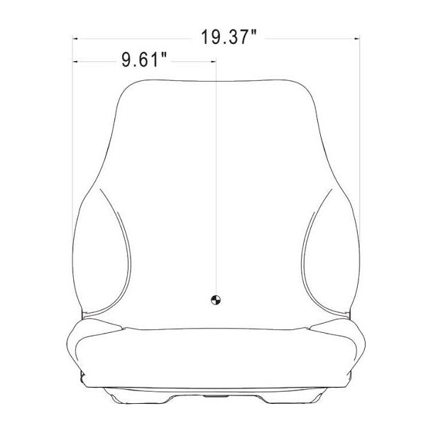 Sears Seat for Bobcat / Case / NH / JD / CIH / Cat