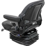 12v Mid Back Tractor Seat w/ Air Suspension for Kubota / Cat
