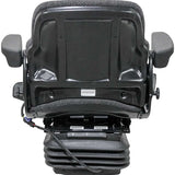 12v Mid Back Tractor Seat w/ Air Suspension for Kubota / Cat