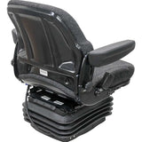 12v Mid Back Tractor Seat w/ Air Suspension for Kubota / Cat