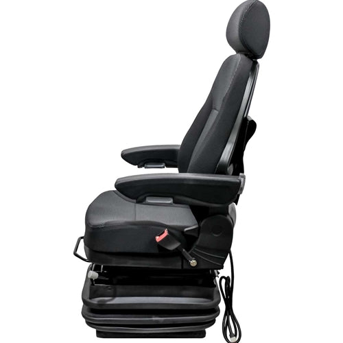 12v Air Suspension Hi Back Excavator Seat w/ Swivel
