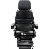 12v Air Suspension Hi Back Excavator Seat w/ Swivel