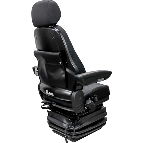 12v Air Suspension Hi Back Excavator Seat w/ Swivel