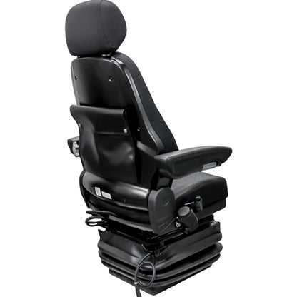 12v Air Suspension Hi Back Excavator Seat w/ Swivel