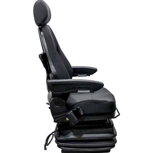12v Air Suspension Hi Back Excavator Seat w/ Swivel