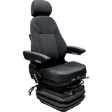 12v Air Suspension Hi Back Excavator Seat w/ Swivel