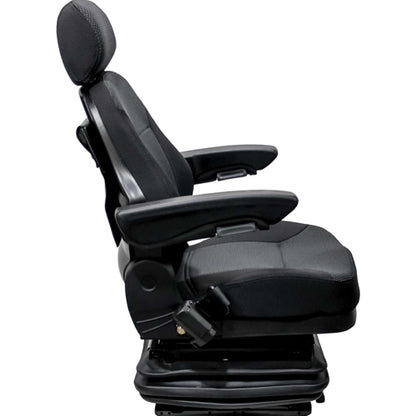 Mechanical Suspension Excavator Seat w/ Swivel