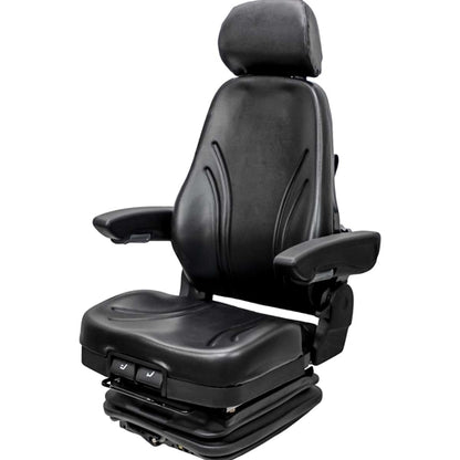 Mechanical Suspension Excavator Seat w/ Swivel