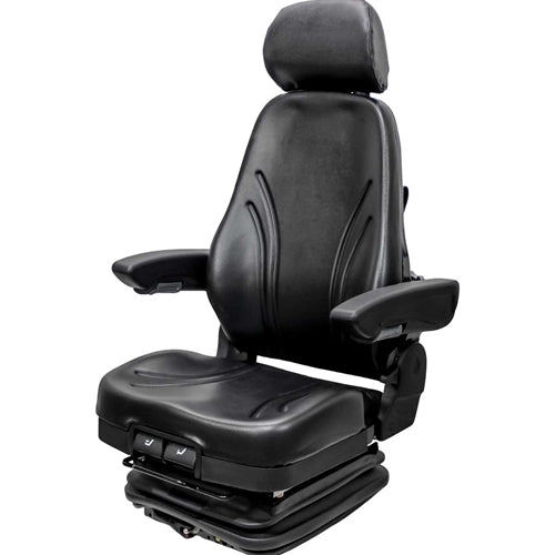 Mechanical Suspension Excavator Seat w/ Swivel