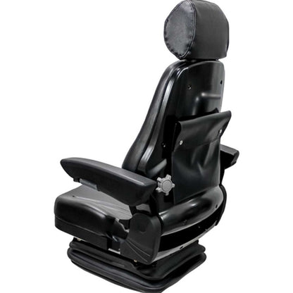 Mechanical Suspension Excavator Seat w/ Swivel