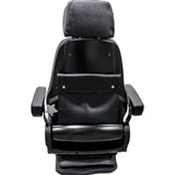 Mechanical Suspension Excavator Seat w/ Swivel