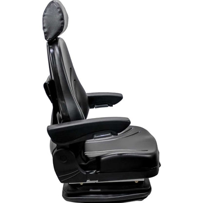 Mechanical Suspension Excavator Seat w/ Swivel
