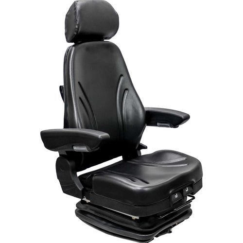 Mechanical Suspension Excavator Seat w/ Swivel
