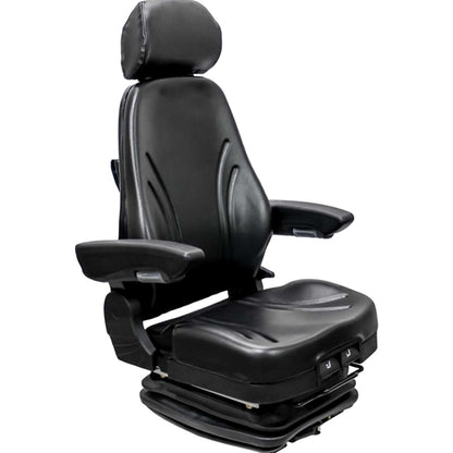 Mechanical Suspension Excavator Seat w/ Swivel