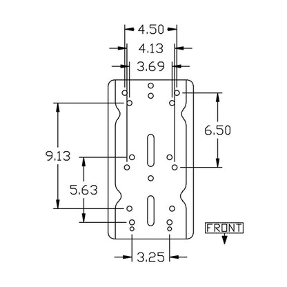 5 Angle Base Low Profile Mechanical Suspension Seat