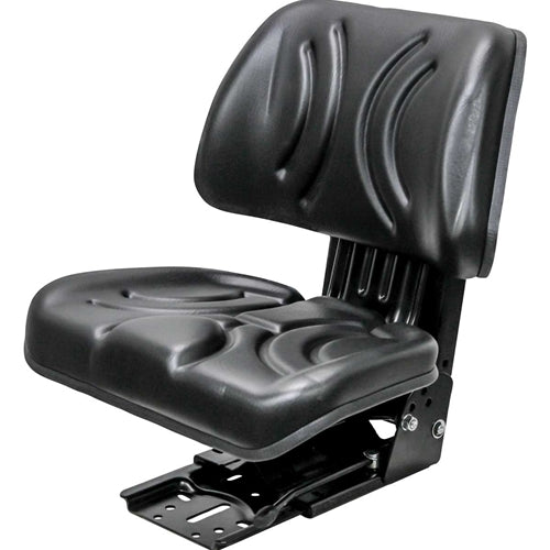 Heavy Duty Universal Low Back Tractor Seat w/ Suspension