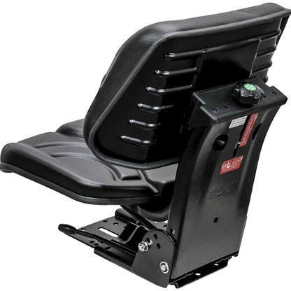 Heavy Duty Universal Low Back Tractor Seat w/ Suspension