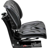 Heavy Duty Universal Low Back Tractor Seat w/ Suspension