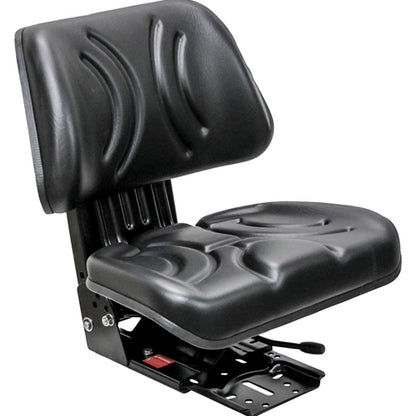Heavy Duty Universal Low Back Tractor Seat w/ Suspension