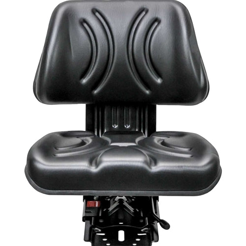 Heavy Duty Universal Low Back Tractor Seat w/ Suspension