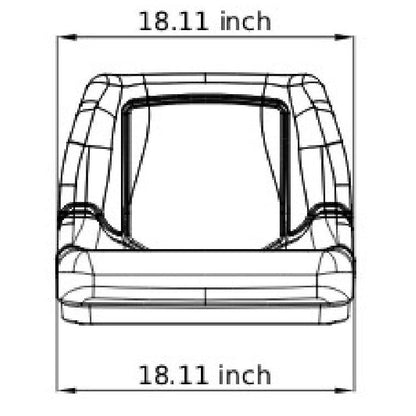 Mid Back Seat for Tractors, Fork Lifts, Mowers
