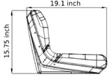 Mid Back Seat for Tractors, Fork Lifts, Mowers