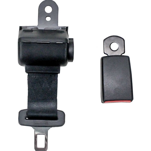 2" Retractable Black Seat Belt