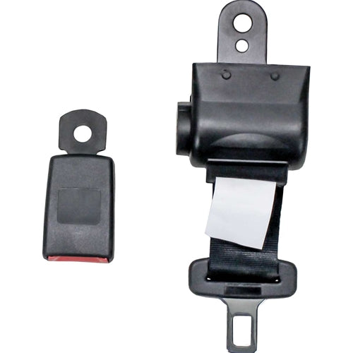 2" Retractable Black Seat Belt