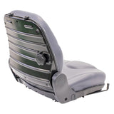 Tractor Fork Lift Lawn Mower Loader Seat w/ Slides