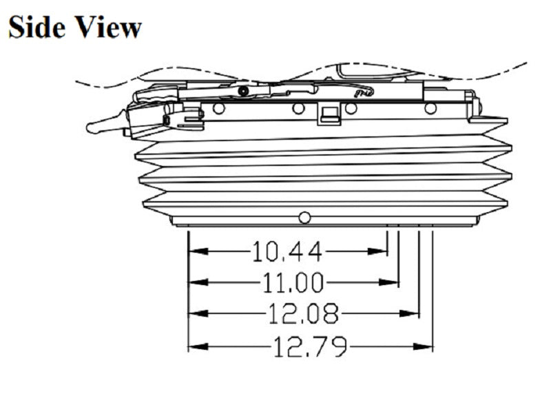 12v Air Suspension Tractor Seat w/ Swivel