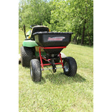 Heavy Duty Commercial Tow Behind Broadcast Spreader w/ Control Rod 130 #