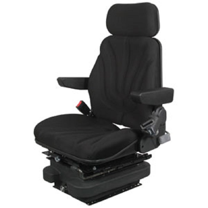 12v Low Profile Air Suspension Seat for Tractor Mower Loader