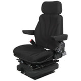 12v Low Profile Air Suspension Seat for Tractor Excavator Loader