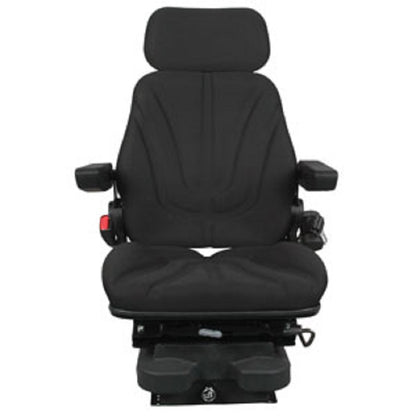 12v Low Profile Air Suspension Seat for Tractor Excavator Loader