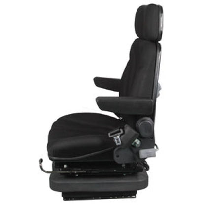 12v Low Profile Air Suspension Seat for Tractor Excavator Loader