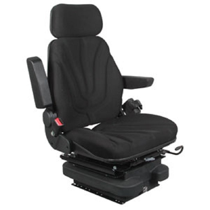 12v Low Profile Air Suspension Seat for Tractor Excavator Loader