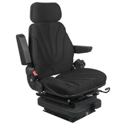12v Low Profile Air Suspension Seat for Tractor Excavator Loader