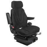 12v Low Profile Air Suspension Seat for Tractor Excavator Loader