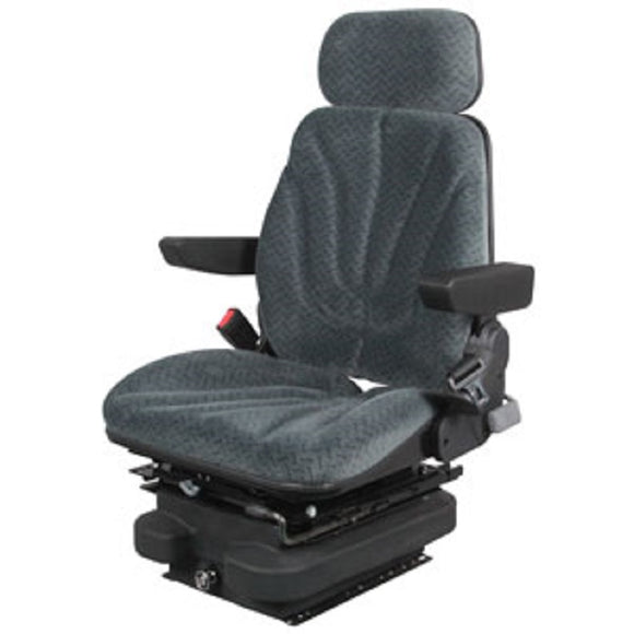 12v Low Profile Air Suspension Seat for Tractor Mower Loader