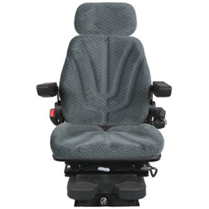 12v Low Profile Air Suspension Seat for Tractor Mower Loader