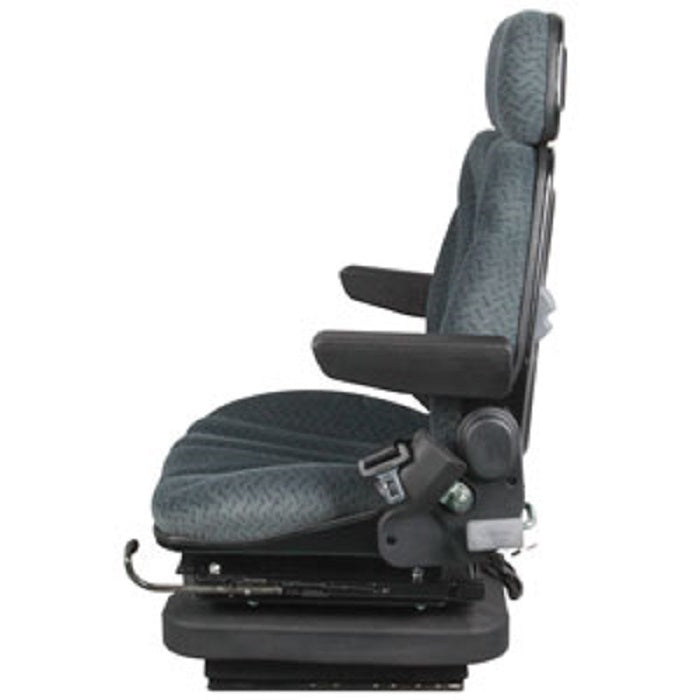 12v Low Profile Air Suspension Seat for Tractor Mower Loader