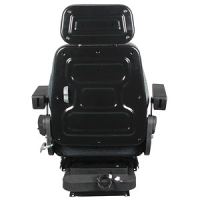 12v Low Profile Air Suspension Seat for Tractor Mower Loader
