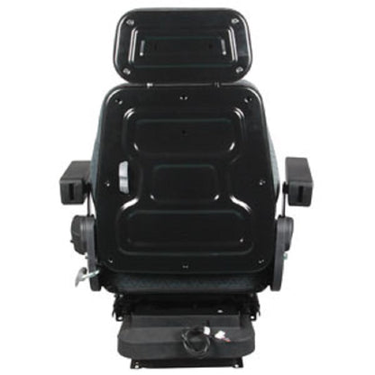 12v Low Profile Air Suspension Seat for Tractor Mower Loader