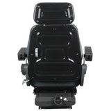 12v Low Profile Air Suspension Seat for Tractor Mower Loader