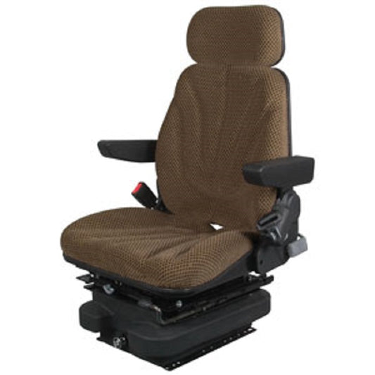 12v Low Profile Air Suspension Seat for Tractor Excavator Loader