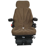 12v Low Profile Air Suspension Seat for Tractor Excavator Loader