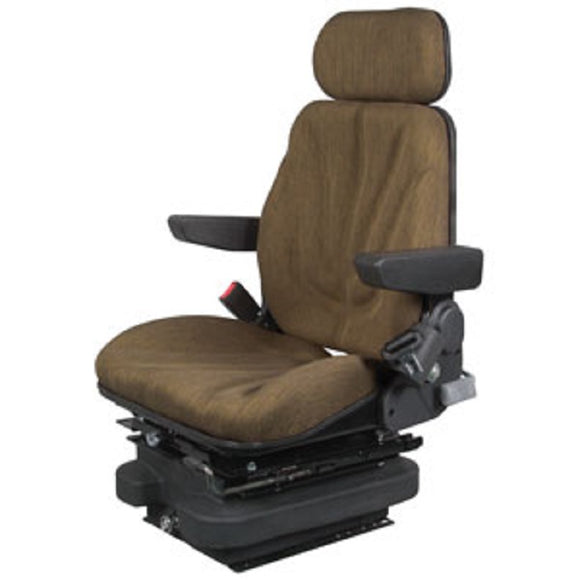 12v Low Profile Air Suspension Seat for Tractor Excavator Loader